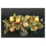 ML-BR1 - Decor Set with Certified International Apple Tray, Faux Fruit Displays, Cake Plate, and 6 Papart Olive Bowls