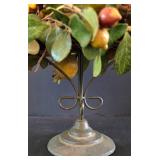 ML-BR1 - Decor Set with Certified International Apple Tray, Faux Fruit Displays, Cake Plate, and 6 Papart Olive Bowls