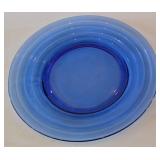 ML-BR1 - Set of 8 Blue Glass 8-Inch Plates and 3 Roscher 6-Inch Decorative Plates