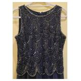 JKARA Beaded Evening Gown with Jacket Size 12