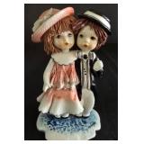 Set of 3 Figurines  including a Sarah Kay Porcelain Figurine with Original Box