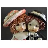 Set of 3 Figurines  including a Sarah Kay Porcelain Figurine with Original Box