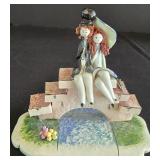 Set of 3 Figurines  including a Sarah Kay Porcelain Figurine with Original Box