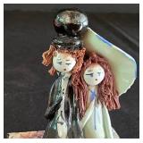 Set of 3 Figurines  including a Sarah Kay Porcelain Figurine with Original Box