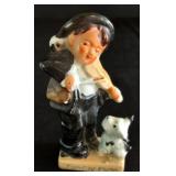 Set of 3 Figurines  including a Sarah Kay Porcelain Figurine with Original Box