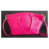 DR - Coach Prairie Fuschia Pink Tote/Crossbody Bag With Zipper Closure