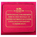 DR - Coach Prairie Fuschia Pink Tote/Crossbody Bag With Zipper Closure