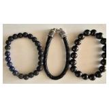 K - Collection of 12 Costume and Fashion Bracelets Assorted Styles