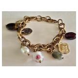 K - Collection of 12 Costume and Fashion Bracelets Assorted Styles