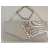 ML-BR1 - Lot of 4 Designer Evening Bags: Michael Kors, Silver Clutch, La Regale, and Kenneth Cole Unlisted