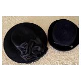 ML-BR1 - Collection of 5 Vintage Ladies Hats with Decorative Accents