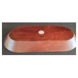 LR - Mixed Decor Collection: Framed Zebra Art, Large Wood Tray, Bowls, Plates & Themed Picture Frames