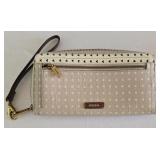ML-BR1 - Set of 4 Handbags and Wallets including Fossil, Hobo, Vera Bradley, and Woven Rubber Bag