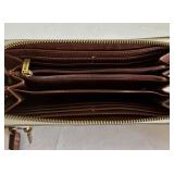 ML-BR1 - Set of 4 Handbags and Wallets including Fossil, Hobo, Vera Bradley, and Woven Rubber Bag