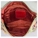 ML-BR1 - Set of 4 Handbags and Wallets including Fossil, Hobo, Vera Bradley, and Woven Rubber Bag