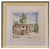 ML-B1 - Framed Set of 6 Barbados Prints by J. L. Walker