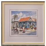 ML-B1 - Framed Set of 6 Barbados Prints by J. L. Walker