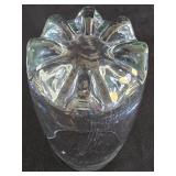 K - Glassware Set with Orrefors Candleholder, Water Glasses, Stemware, and Etched Glass Bowl
