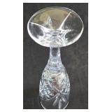 K - Glassware Set with Orrefors Candleholder, Water Glasses, Stemware, and Etched Glass Bowl