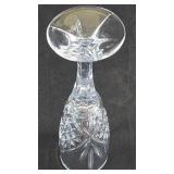 K - Glassware Set with Orrefors Candleholder, Water Glasses, Stemware, and Etched Glass Bowl