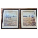 DR - Pair of Framed Landscape Prints Professionally Finished by Michaels