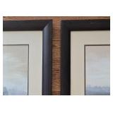 DR - Pair of Framed Landscape Prints Professionally Finished by Michaels
