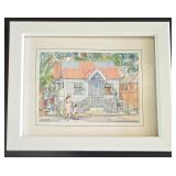 ML-BR1 - Collection of 6 Framed Jill Walker Caribbean Art Prints