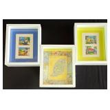 ML-BR1 - Collection of 6 Framed Jill Walker Caribbean Art Prints