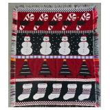 G - Holiday Decor Collection with Tablecloth, Ornaments, Garland, and Figurines
