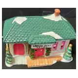 G - Holiday Decor Collection with Tablecloth, Ornaments, Garland, and Figurines