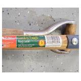 G - Set of 8 Garden Hand Tools Including Shovels, Fork, Rake, Hoes, and Weed Cutter