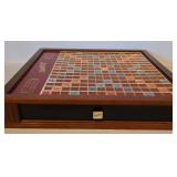 LL-FR - Deluxe Rotating Scrabble Boxed Set with Accessories and Card Game Collection