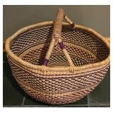 LL-FR - Collection of 9 Woven Baskets Including Longaberger and Large Rectangular Basket