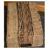 LL-FR - Collection of 9 Woven Baskets Including Longaberger and Large Rectangular Basket