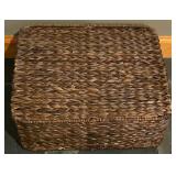 LL-FR - Collection of 9 Woven Baskets Including Longaberger and Large Rectangular Basket
