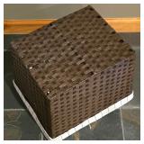 LL-FR - Collection of 9 Woven Baskets Including Longaberger and Large Rectangular Basket