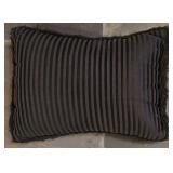 LL-FR - Set of 5 Accent Pillows - Waverly Home, Soft Impressions, and Black Tapestry Pillow