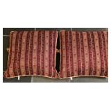 LL-FR - Set of 5 Accent Pillows - Waverly Home, Soft Impressions, and Black Tapestry Pillow