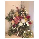 LL-FR - Large Collection of Assorted Artificial Flowers and Floral Stems