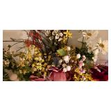 LL-FR - Large Collection of Assorted Artificial Flowers and Floral Stems