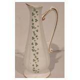 Home Decor Set with Pair of Glass Candlesticks, Mosaic Candleholder, and Royal Tara Pitcher