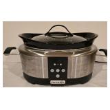 LL-FR - Crock-Pot SCCPB600-S Stainless Steel Slow Cooker with Digital Controls