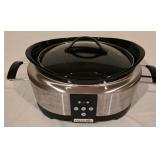 LL-FR - Crock-Pot SCCPB600-S Stainless Steel Slow Cooker with Digital Controls