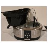 LL-FR - Crock-Pot SCCPB600-S Stainless Steel Slow Cooker with Digital Controls