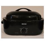 LL-FR - Aroma 15" x 24" Electric Roaster Oven with Lid and Rack