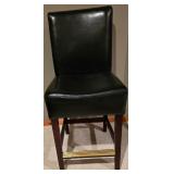 LL-FR - Office Furniture Lot - Black Stool, Desk Chair, Bookcase, and Folding Table