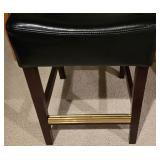 LL-FR - Office Furniture Lot - Black Stool, Desk Chair, Bookcase, and Folding Table