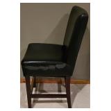 LL-FR - Office Furniture Lot - Black Stool, Desk Chair, Bookcase, and Folding Table