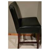 LL-FR - Office Furniture Lot - Black Stool, Desk Chair, Bookcase, and Folding Table