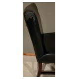 LL-FR - Office Furniture Lot - Black Stool, Desk Chair, Bookcase, and Folding Table